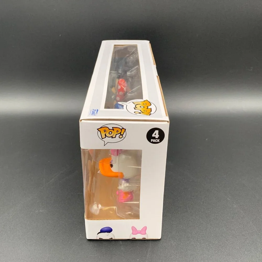 Funko Pop Disney 100 Mickey Minnie Donald Daisy 4 Pack Walmart Exclusive
